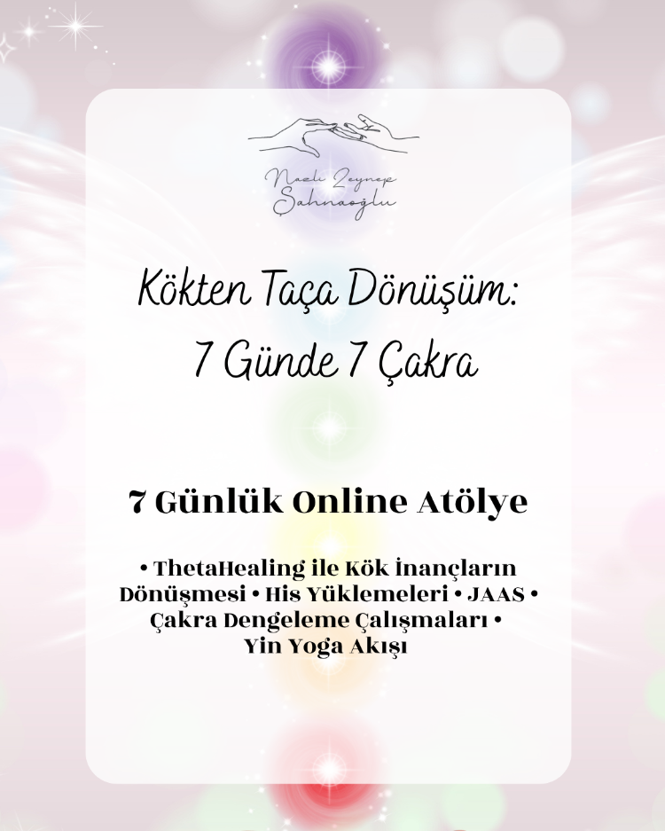Kökten Taça Dönüşüm: 7 Günde 7 Çakra