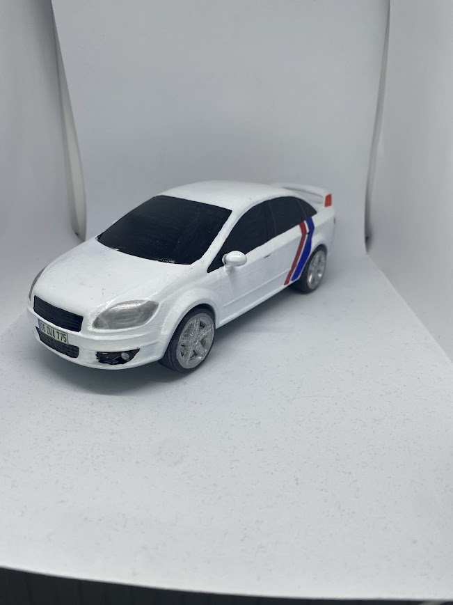FİAT LİNEA MODİFİYELİ MAKET ARABA MODELİ