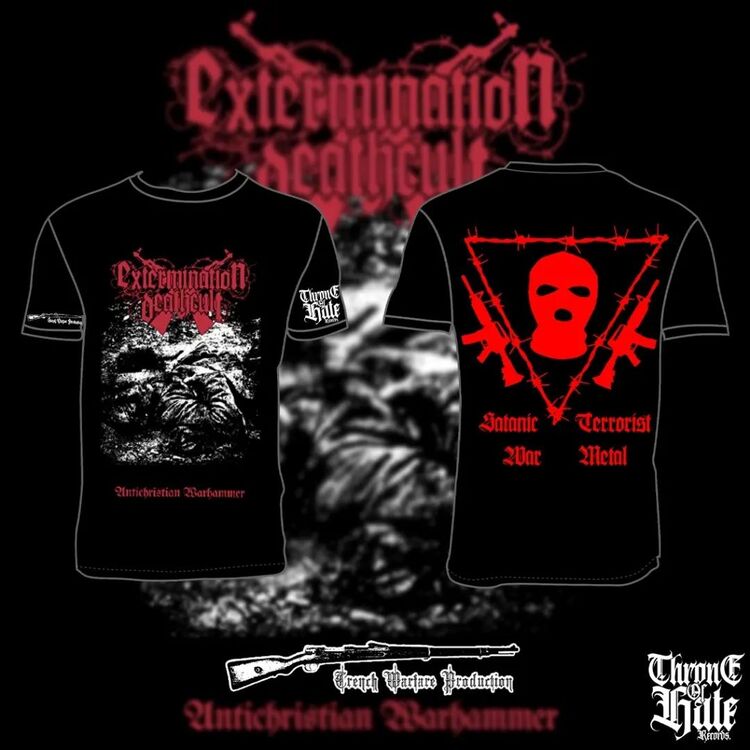 Extermination Deathcult - Antichristian Warhammer Tshirt