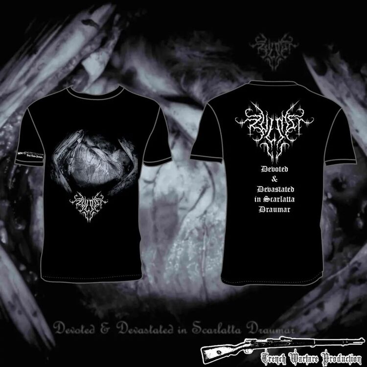 Zulmet - Devoted & Devastated in Scarlatta Draumar Tshirt