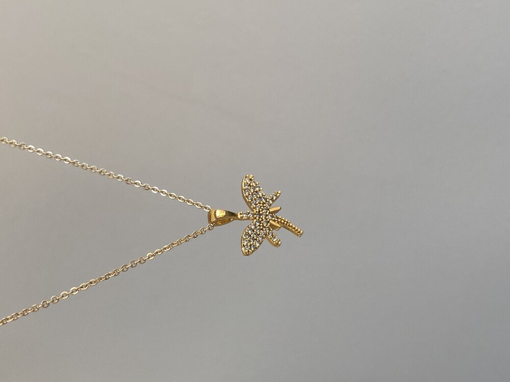Çelik gold Yusufçuk kolye