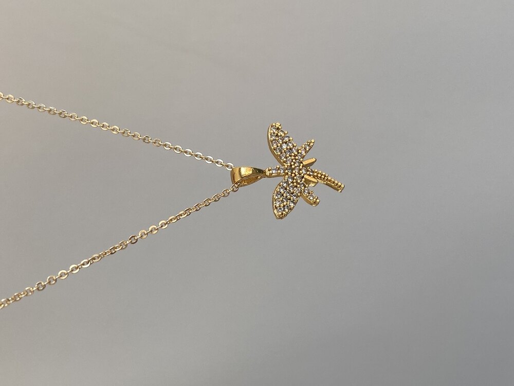 Çelik gold Yusufçuk kolye