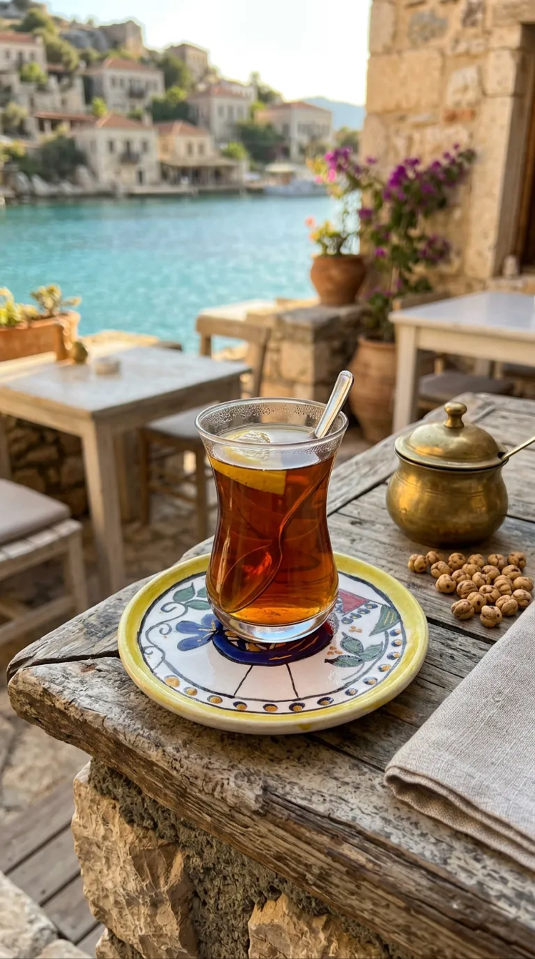 Mavi Kanat ( Alakarga) Mini Çini Tabak