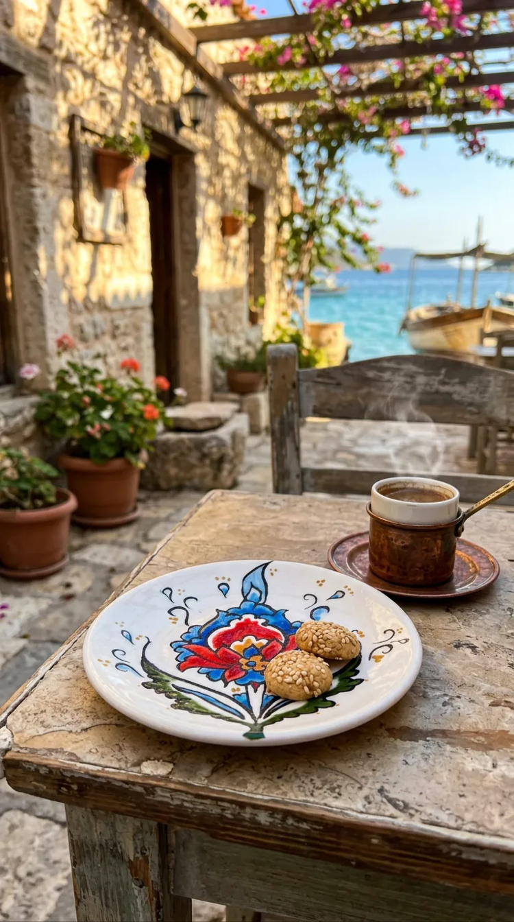 Lale-i Kekova Mini Çini Tabak