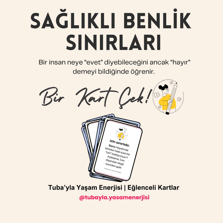 #KendineİyiGel - Sağlıklı Benlik Sınırları "Eğlenceli Kartlar"