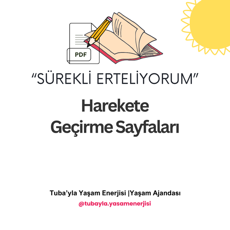 "Sürekli Erteliyorum" Harekete Geçirme Sayfaları