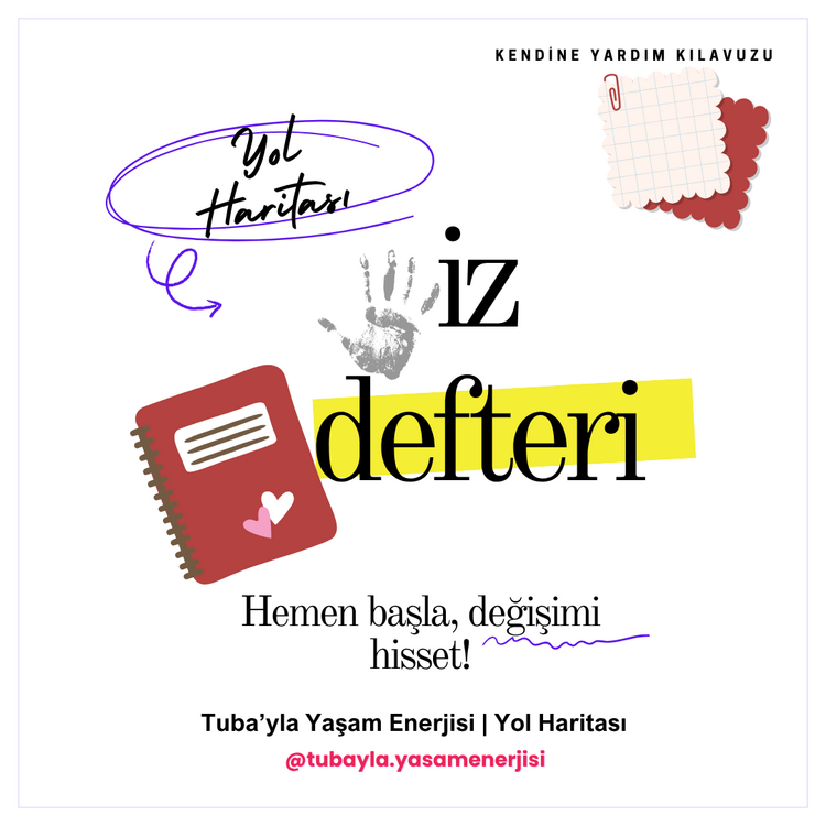 İz Defteri | 15 Terapötik Hikaye ile Kendine Yolculuk Defteri Travma İyileştirme Desteği