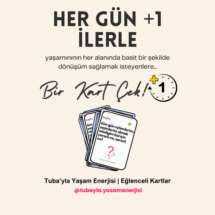#KendineİyiGel - Her Gün +1 İlerle "Eğlenceli Kartlar"
