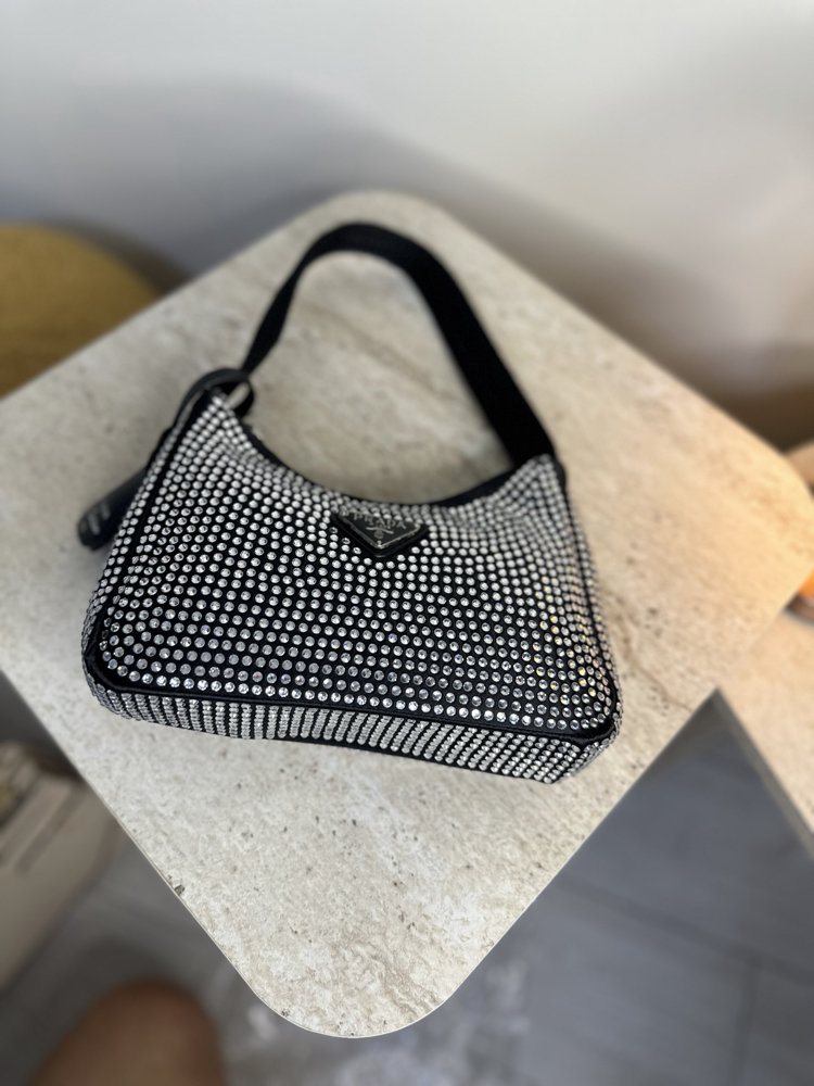 Prada taşlı çanta 