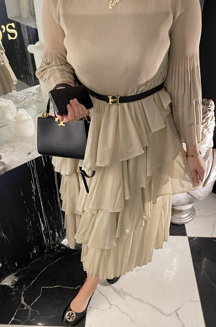 Maria Dress | Krem Ön Sipariş