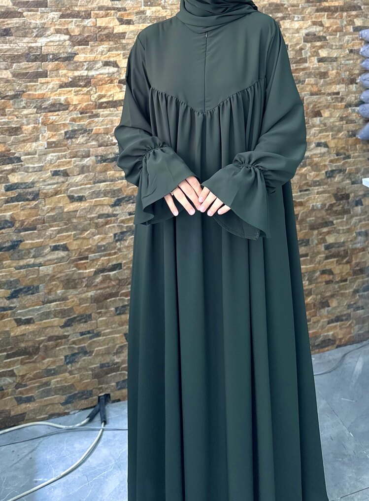 VERA ŞALLI TAKIM “ HAKİ (İÇ PEÇE HEDİYE )