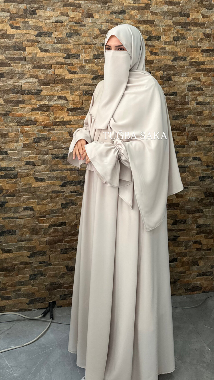 VERA ŞALLI TAKIM” BEJ (İÇ PEÇE HEDİYE )