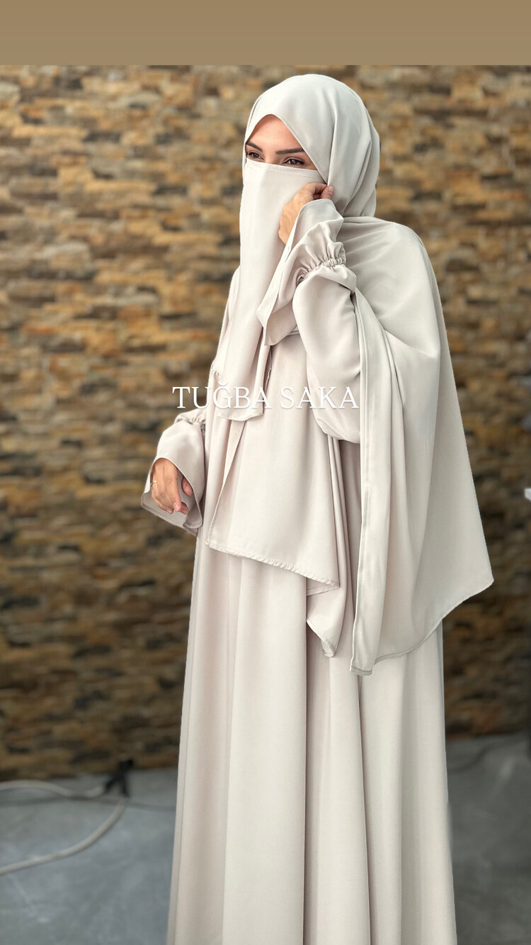 VERA ŞALLI TAKIM” BEJ (İÇ PEÇE HEDİYE )