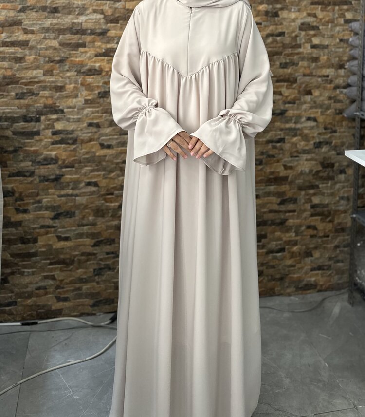 VERA ŞALLI TAKIM” BEJ (İÇ PEÇE HEDİYE )
