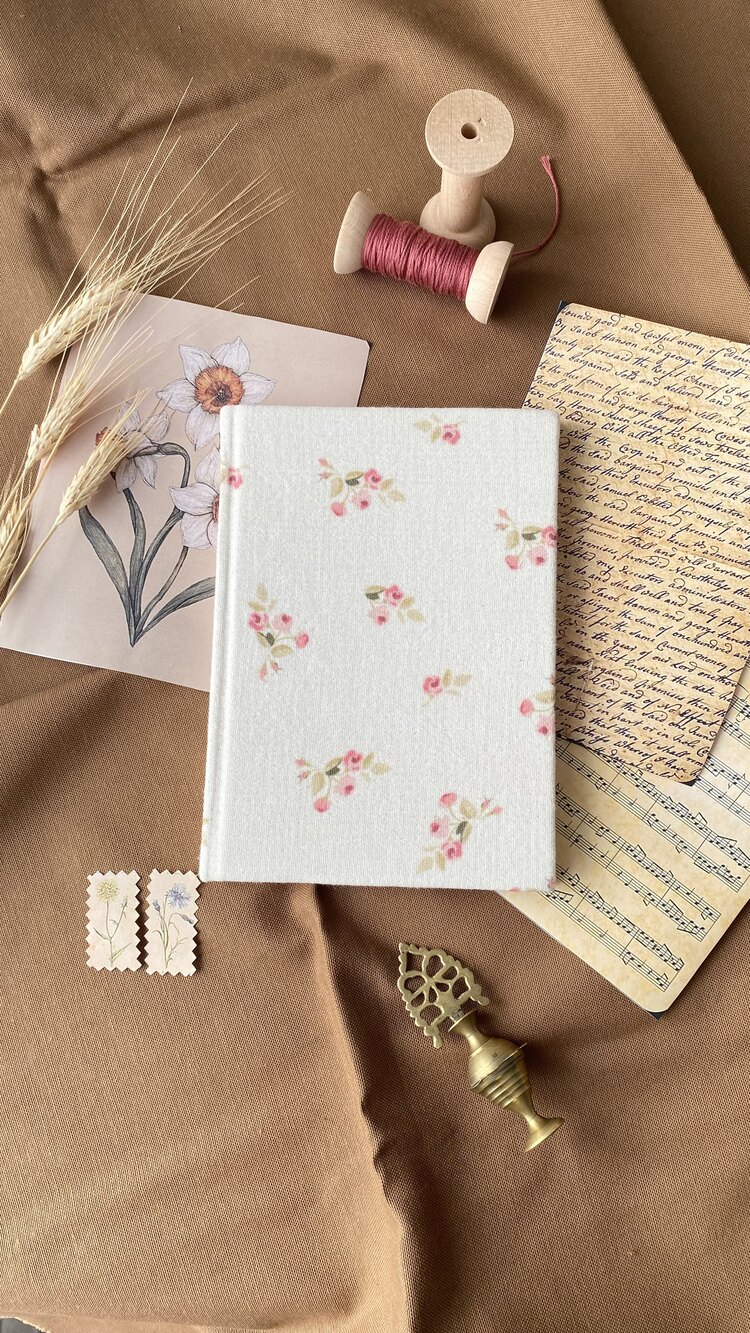 Vintage Kumaş Kaplı Defter