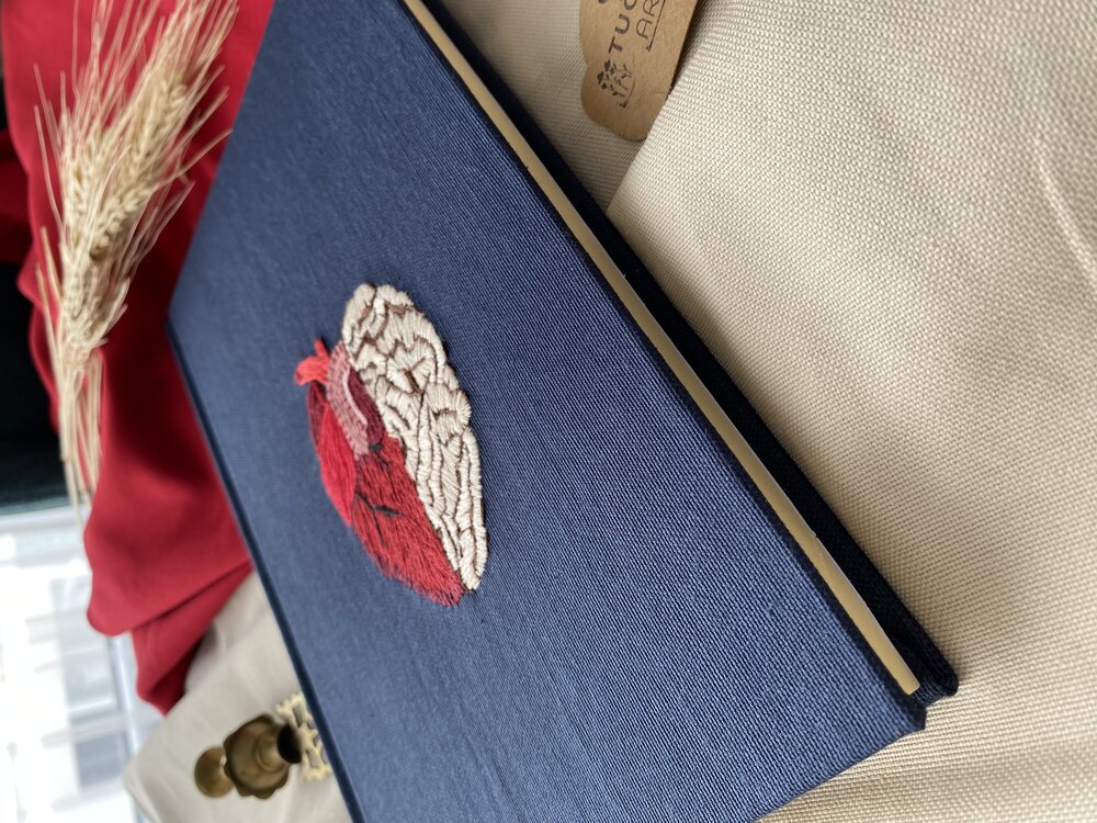 Kalp Beyin Nakışlı Defter 