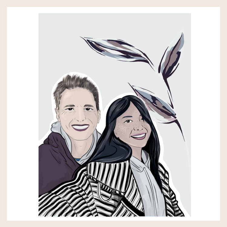 Couple Digital Illustration