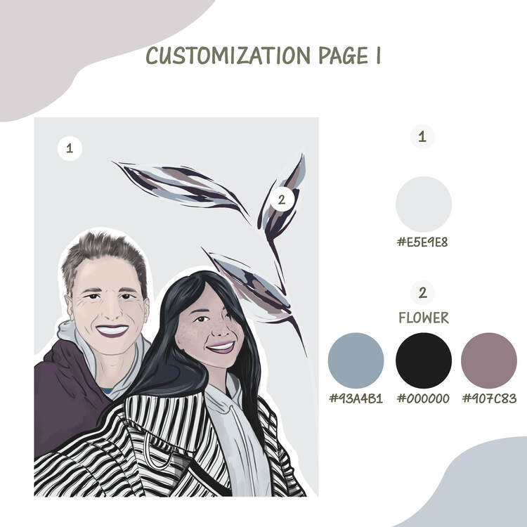 Couple Digital Illustration