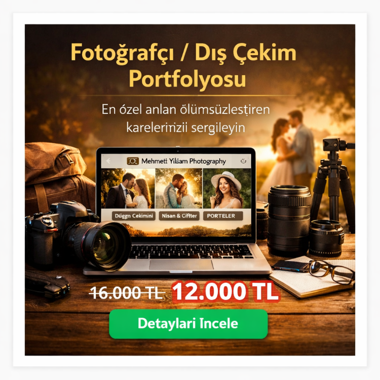 Fotoğrafçı / Dış Çekim Portfolyosu