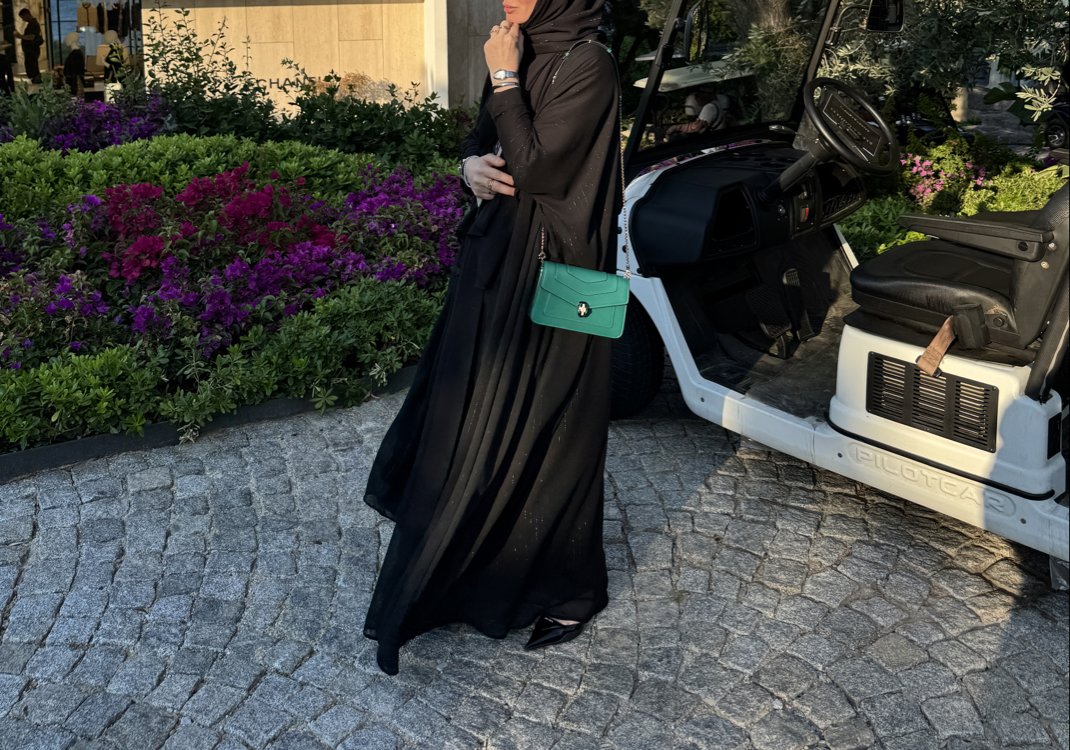 Hafif sim geçiş çift kat şifon abaya