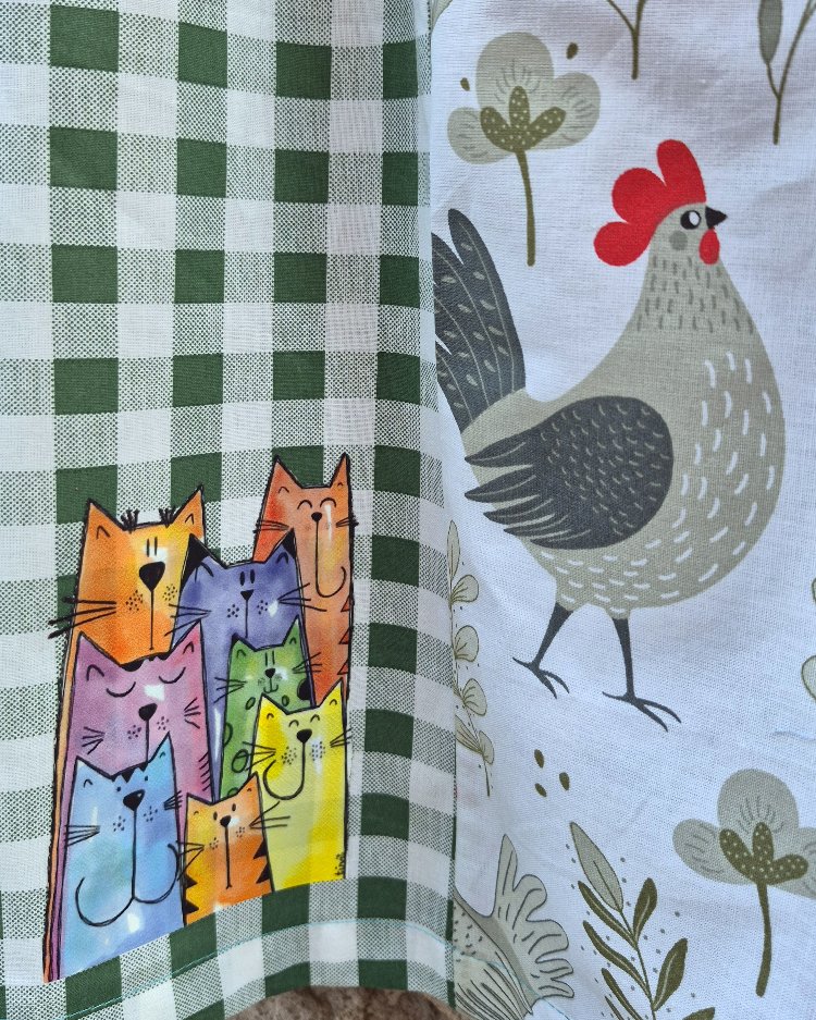 Köpüş ve Kuş Patchwork Etek