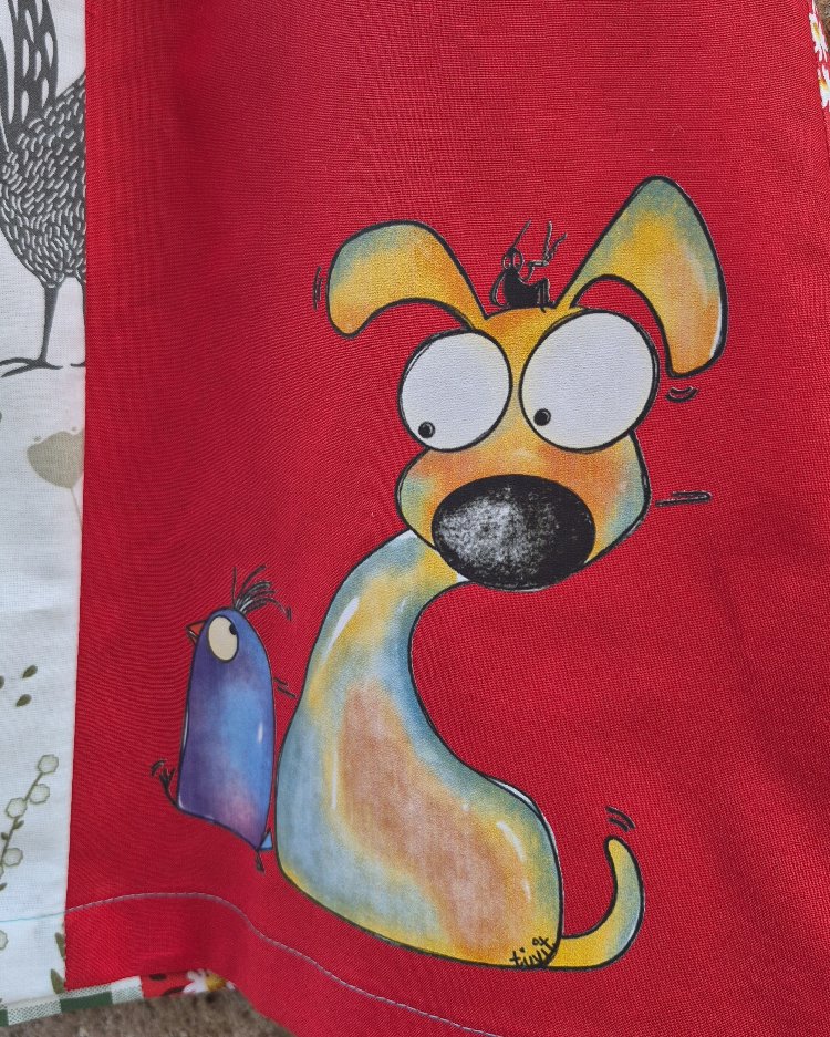 Köpüş ve Kuş Patchwork Etek