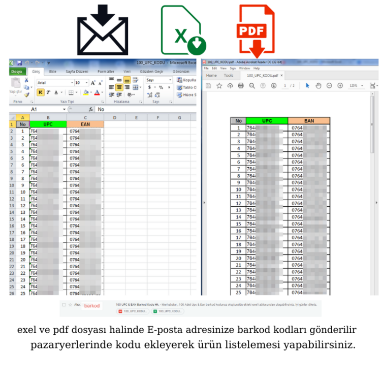 1000 UPC & EAN Barkod Kodu