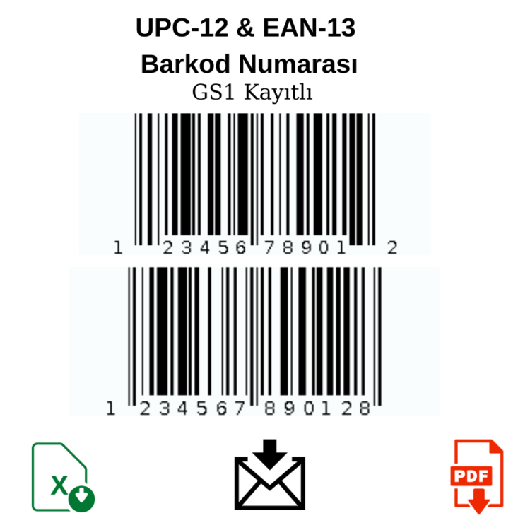 100 UPC & EAN Barkod Kodu