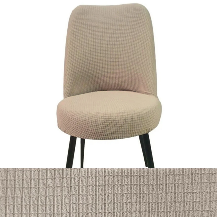 6 Adet Likralı, Lastikli Oval Sandalye Kılıfı. (Pitikare Desen)