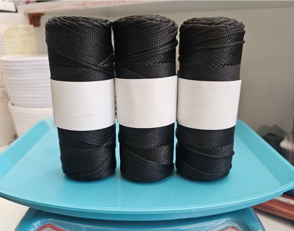 Polyester Makrome Siyah 3 adet