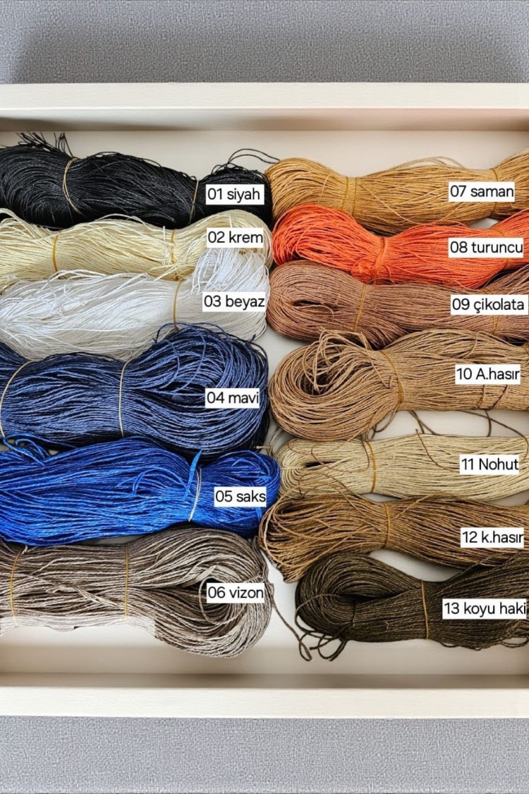 Kağıt İplik 450-500 gr. (TEK RENK)