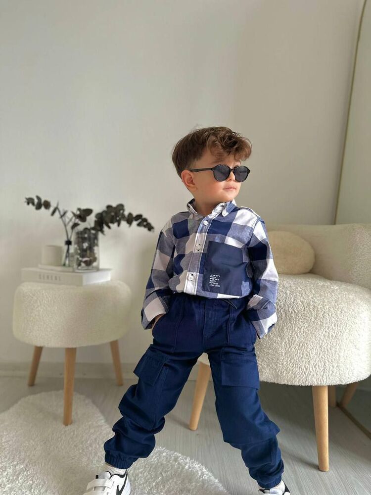 KARELİ GÖMLEK &GABARDİN PANTOLON TAKIM