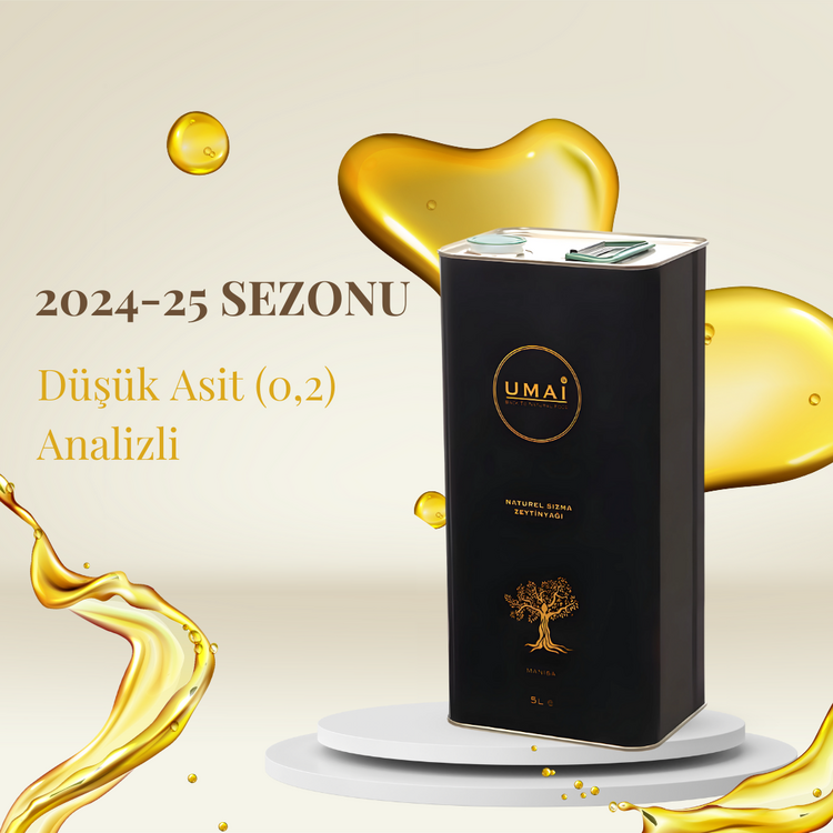 2024-2025 SEZONU UMAİ NATUREL SIZMA ZEYTİNYAĞI 5 LT