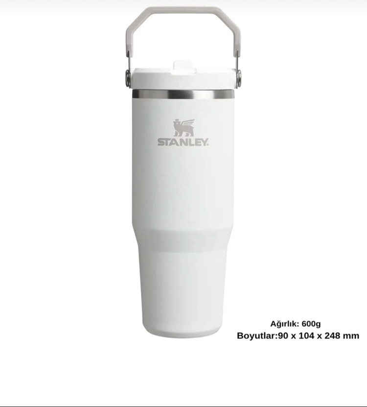 Stanley The IceFlow Flip Straw 2.0 Tumbler 0.89L / 30oz Frost Termos