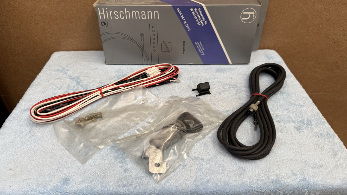 W201 HIRSCHMANN ELEKTİRİKLİ ANTEN TESİSATI