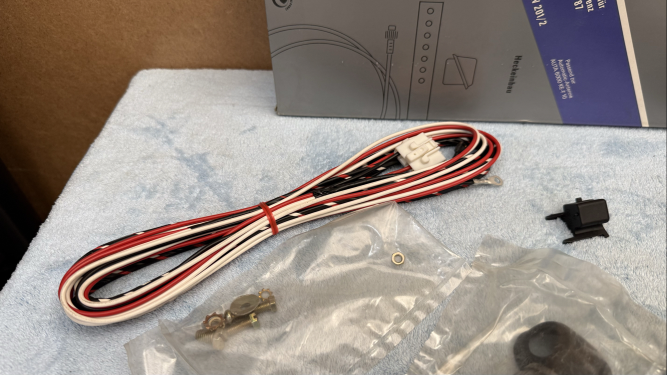 W201 HIRSCHMANN ELEKTİRİKLİ ANTEN TESİSATI