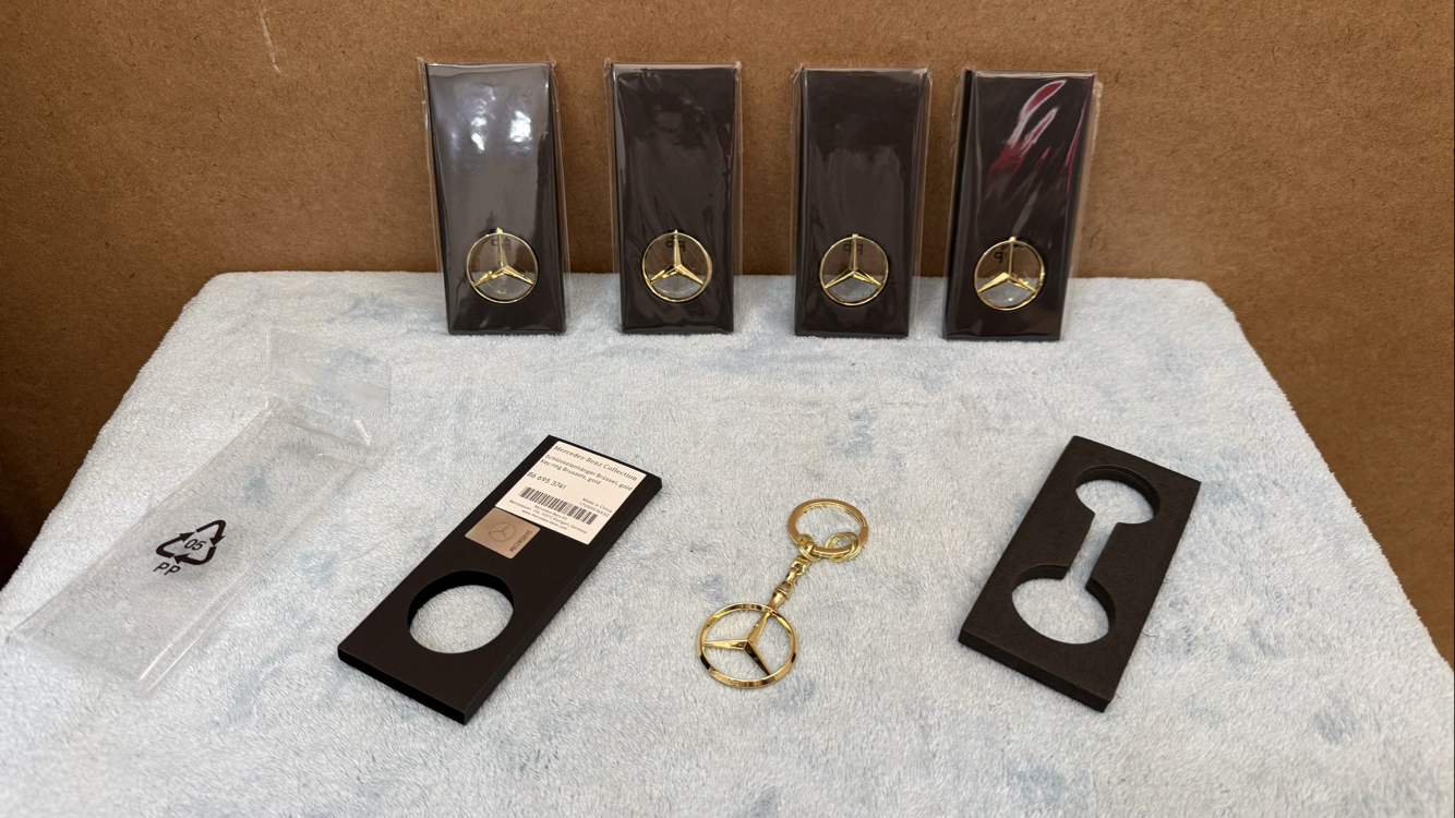 SIFIR ORİJİNAL GOLD ANAHTARLIK