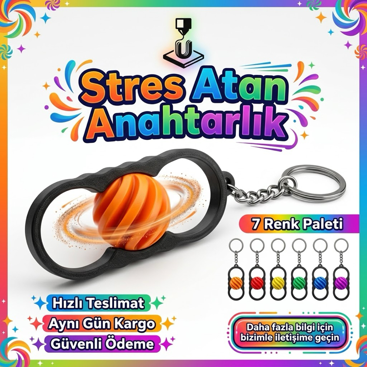Stres atan anahtarlık