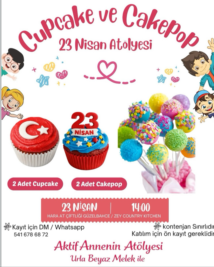 Çocuklar için cupcake workshop