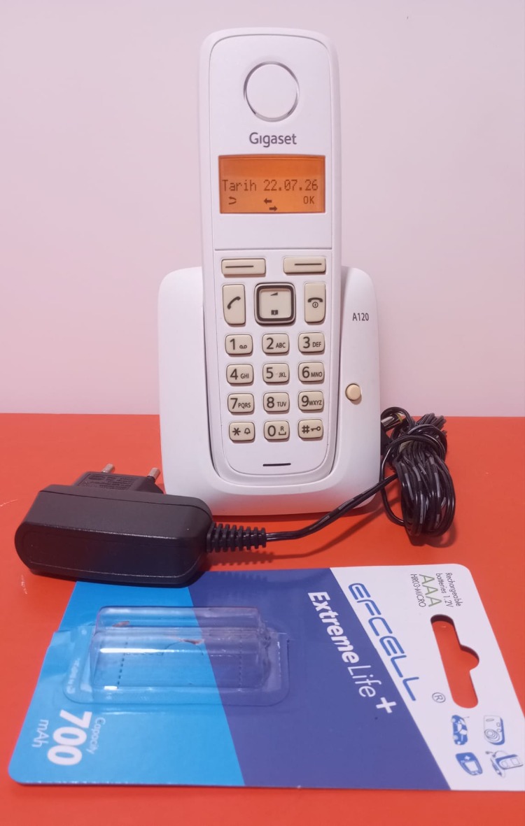 Gigaset A120 Telsiz Telefon (Yeni gibi , Yeni pil , İkinci El)