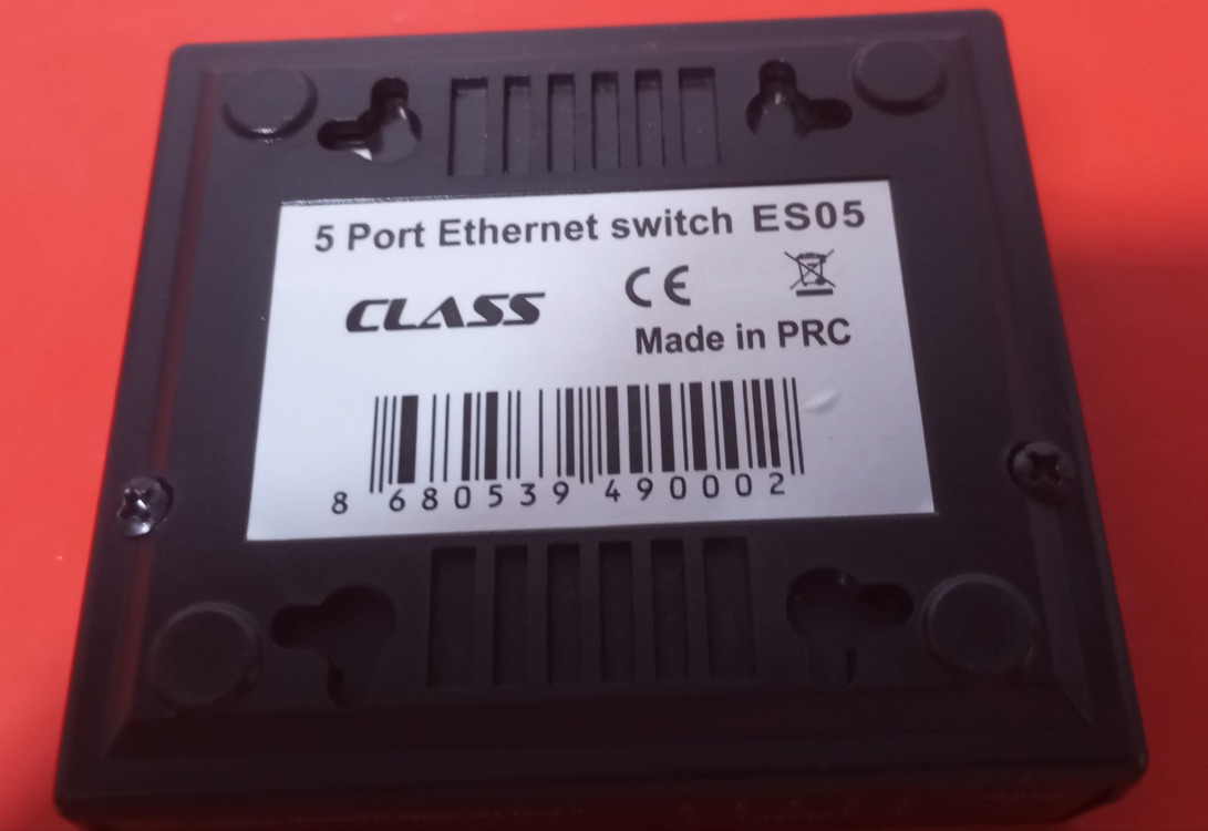 CLASS 5 Port 10/100 Mbps Ethernet Switch (Sorunsuz)