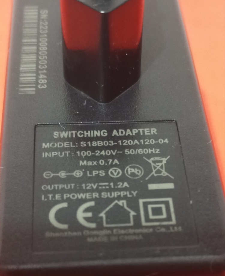 ITE 12 Volt 1.2A DC Adaptör (Kaliteli ,Standart uçlu , İkinci El)