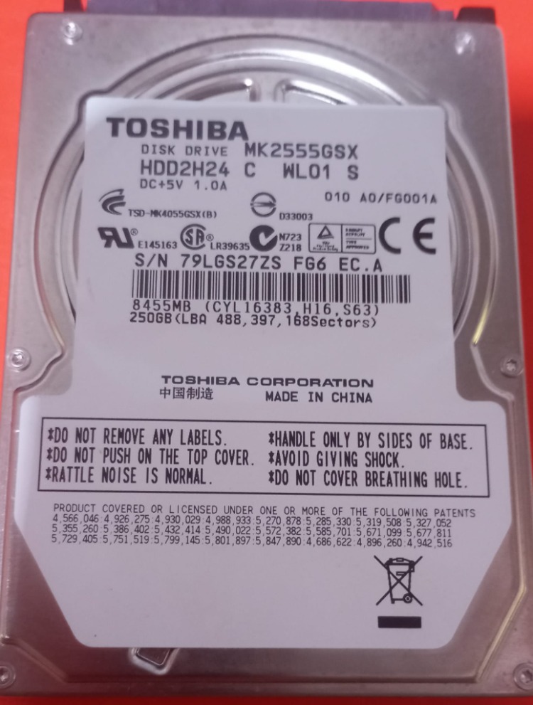 EVEREST 2.5” Harici Harddisk (250GB HDD – USB2.0 -  Sorunsuz)