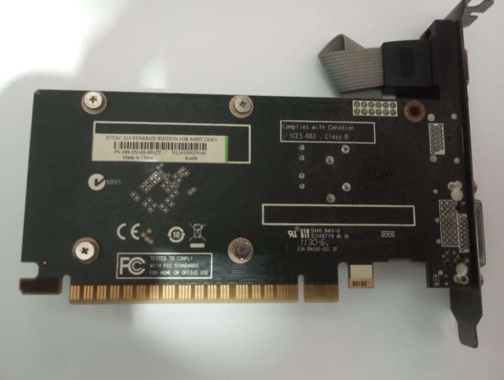 ZOTAC Nvidia Geforce 210 1Gb DDR3 Ekran Kartı (Sorunsuz )