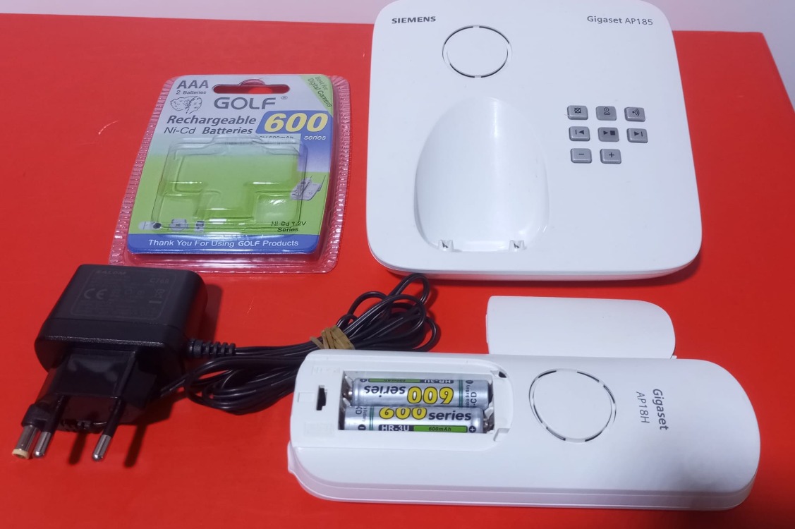Gigaset AP185 Telsiz Telefon (Yeni pil, Yüksek Zil, Türkçe telesekreterli)