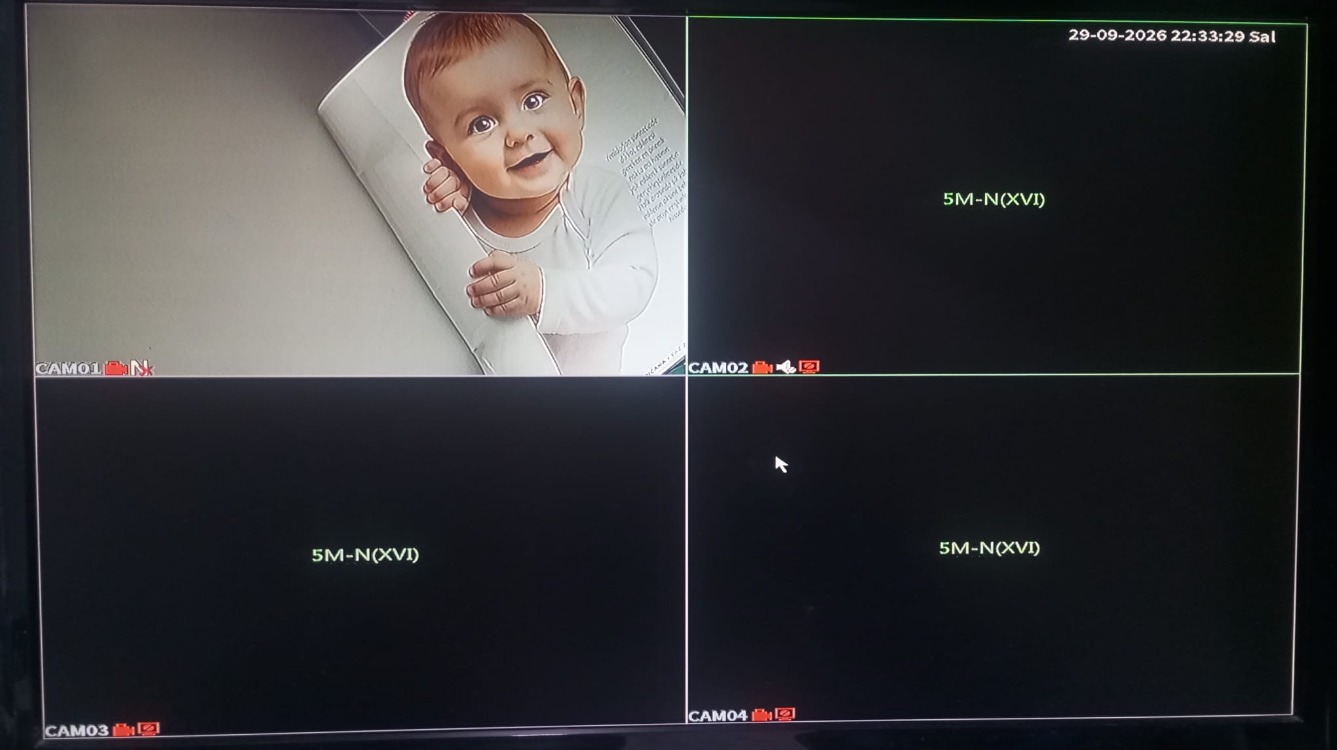 4 Kanal DVR Kayıt Cihazı (XMEYE - 320GB HDD -Adaptör - Mouse)