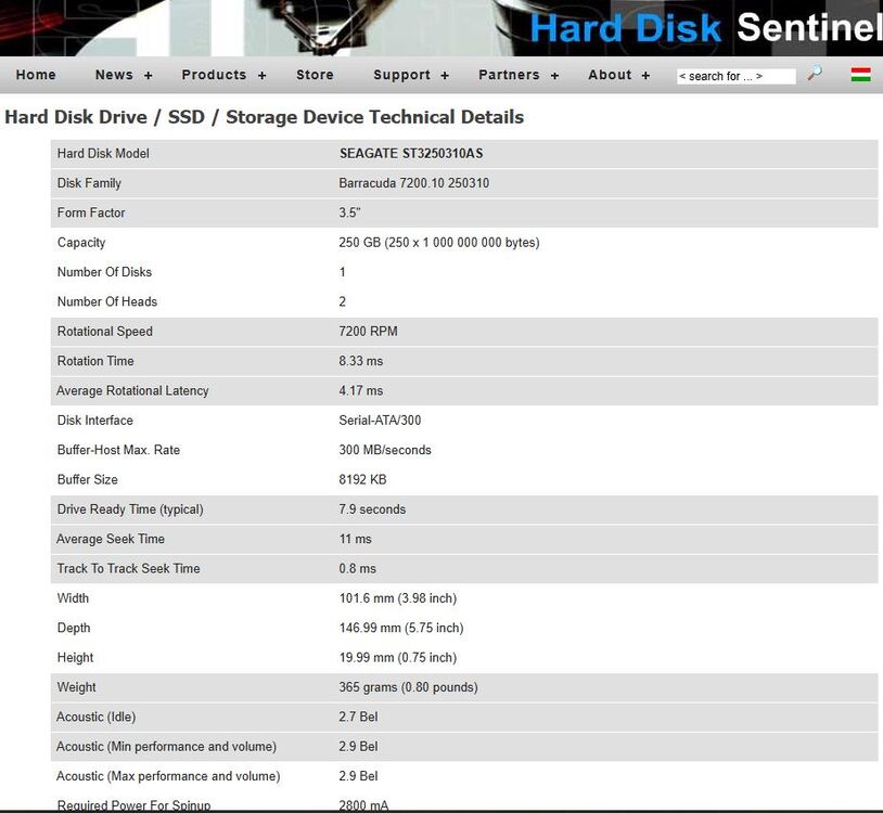 Seagate 250 GB 3.5” SATA Hard Disk (Sağlık 100 , İkinci El)