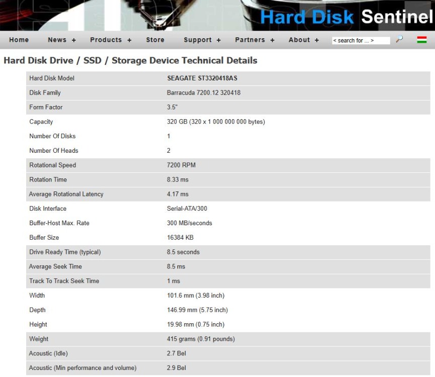 Seagate 320 GB 3.5” SATA Hard Disk (Sağlık 100 , 7200RPM ile hızlı , Sorunsuz , İkinci El)