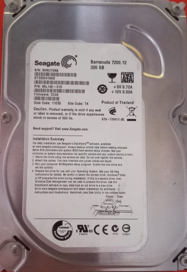 WD My Book 3.5” Harici Harddisk (320GB HDD – USB2.0 - Sorunsuz)