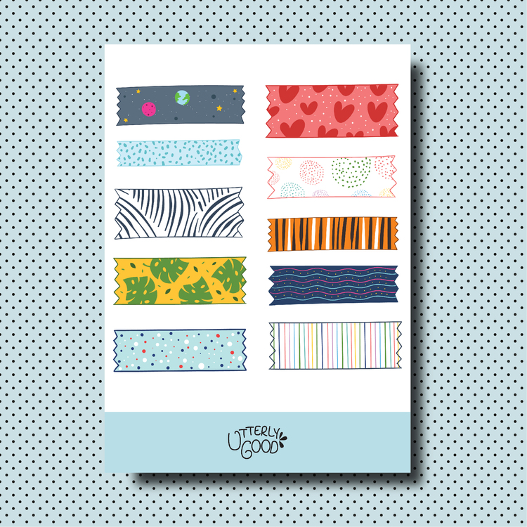 Washi Tape Seri 1 Sticker